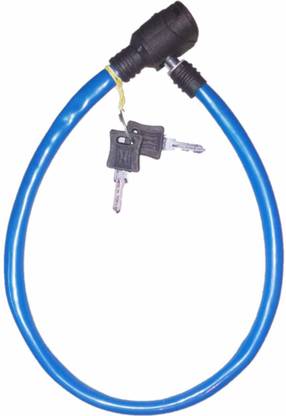 SHOPONIX Bicycle Anti Theft Security Steel wire Bicycle Lock with 2 Keys Cycle Lock