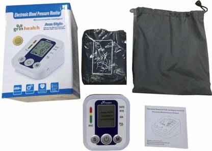 Grin Health BP Machine Fully Automatic Digital Blood Pressure Monitor BP Machine Fully Automatic Digital Blood Pressure Monitor Bp Monitor