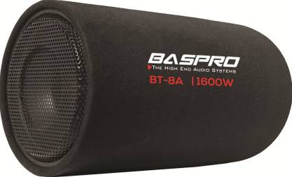BASPRO BT-8A 8" ROUND ACTIVE BASS TUBE Subwoofer
