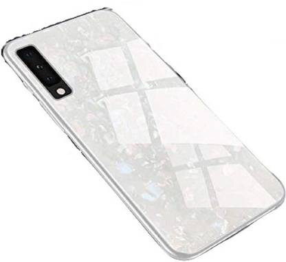 RKMG Back Cover for Xiaomi Mi A3 | Luxurious Marble Pattern Soft TPU Bumper Bling Shell Glass Case