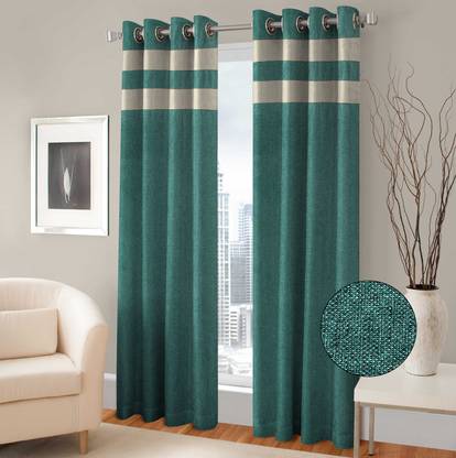 Skyloom 218 cm (7 ft) Door Blends Room Darkening Curtain Single Curtain