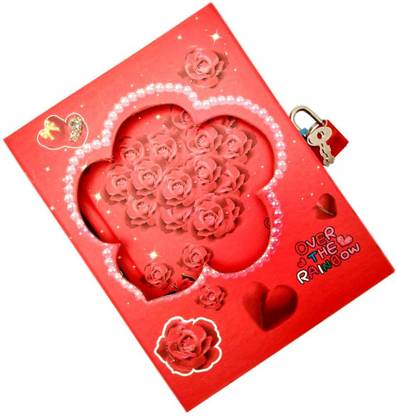 FLYSKY Love key Lock Diary Mini Diary no 100 Pages