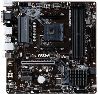 MSI B450M PRO-VDH PLUS AM4Socket Micro-ATX AMD B450 Chipset DDR4 Motherboard for Desktop