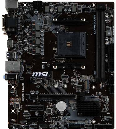 MSI B450M PRO-M2 V2 AM4Socket Micro-ATX AMD B450 Chipset DDR4 Motherboard for Desktop