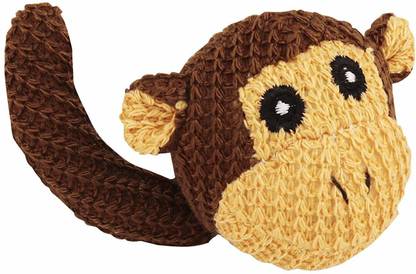Pawise Cat Socks (Monkey) Jute Chew Toy For Cat