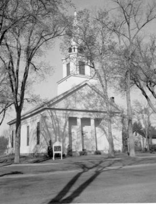 USA Maine Fryeburg Congregational Church Canvas Art - Canvas Art