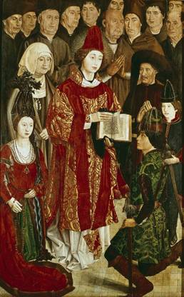 Gon?&#8482;alves Nuno (1411-1471) Canvas Art - (24 x 36) Canvas Art