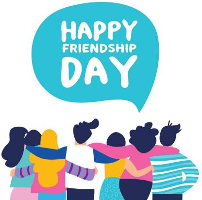 happy friendship day sticker poster|quotes|love|educational|motivational|wall sticker poster Paper Print