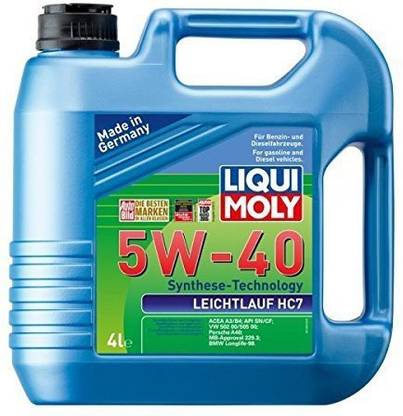 Liqui Moly Leichtlauf HC7 5W-40 API SN/CF, ACEA A3-08/B4-08 Fully Synthetic Full-Synthetic Engine Oil