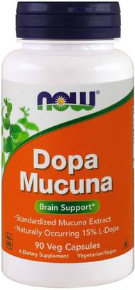 Now Foods Dopa Mucuna,90 Veg Capsules