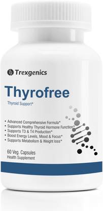 Trexgenics THYROFREE Advanced & Comprehensive Support(60 Veg. Caps)