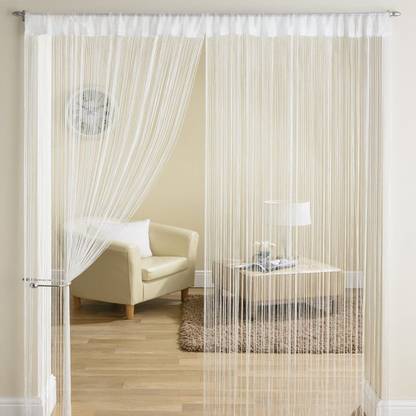 HFI 213.5 cm (7 ft) Polyester Room Darkening Door Curtain (Pack Of 2)