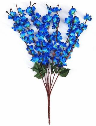 WHITE STONE Orchids-Flowers-01 Blue Orchids Artificial Flower