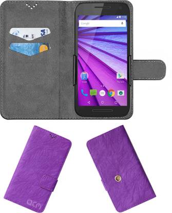 ACM Flip Cover for Motorola Moto G 3rd Gen G3