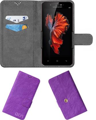ACM Flip Cover for Videocon Graphite 1 V45ed