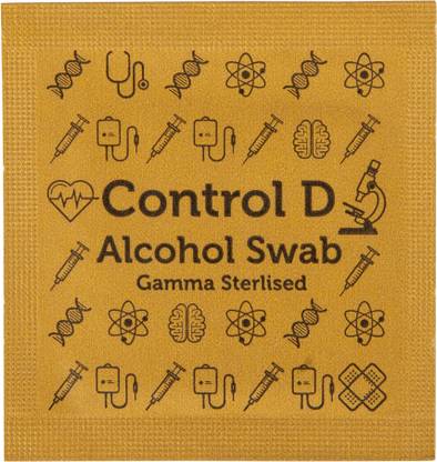 Control D Prep Pads 70% Isopropyl Alcohol IPA Swab For Disinfection Use