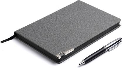 PAPERLLA DIARY GREY UNDATED NOTEBOOK A5 Diary Ruled 180 Pages