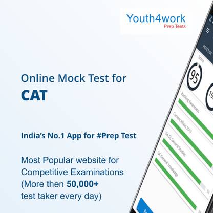 Youth4work CAT Exam Online Mock Test – 1 Month Subscription voucher (No CD)