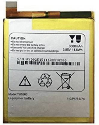 King Elite Mobile Battery For  Micromax YU Yureka S (YU5200)