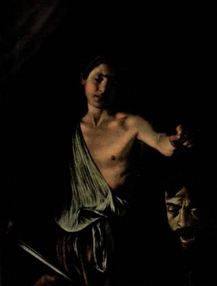 Old Masters 1900 David and Goliath Canvas Art - Amerighi da Caravaggio (24 x 36) Canvas Art