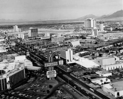 USA Nevada Las Vegas Aerial view of a city Canvas Art Canvas Art