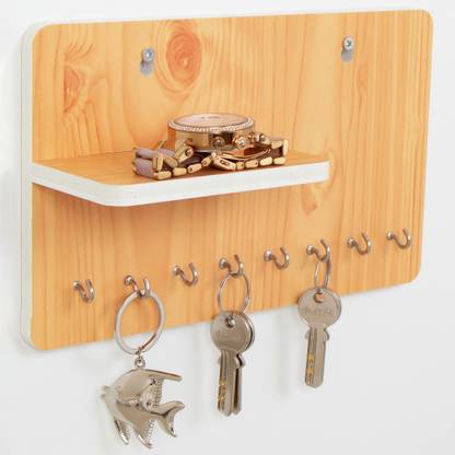 WORA Key Holders And Racks Multipurpose Particle Board Wall Shelf