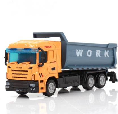Fashionwu Die Casting Dumper Truck Toy