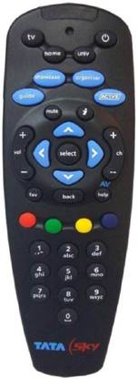 Tata Sky Tatasky Old model DTH Compatible Setup box Remote- Black Tata Sky Remote Controller