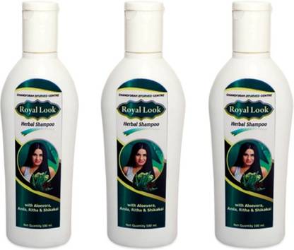 ROYAL LOOK HERBAL SHAMPOO 100ML PACK OF 3