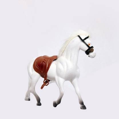 Nihuusravee white Horses for kids,home decor Toys-81 Decorative Showpiece  -  18 cm