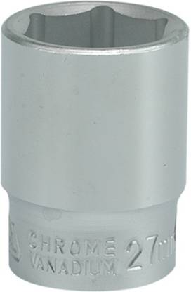 YATO YT-1308 3/4 inch Drive Socket with Chrome finish with 27mm size application in industry, car service stations and workshops for High Loads Socket Set