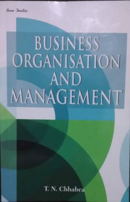 BUSINESS ORGANISATION AND MANAGEMENT