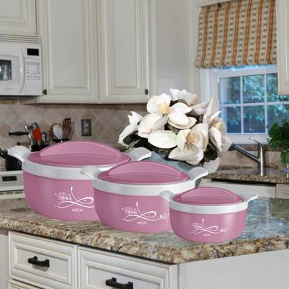 MILTON CRAVE JR GIFT SET Pack of 3 Thermoware Casserole Set