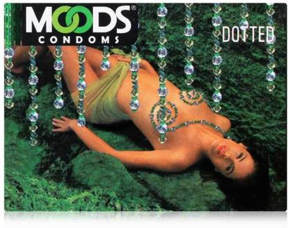 MOODS Dotted Condoms Pack Of 3 Condom