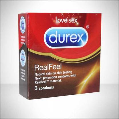 DUREX RealFeel Condoms Pack Of 3 Condom