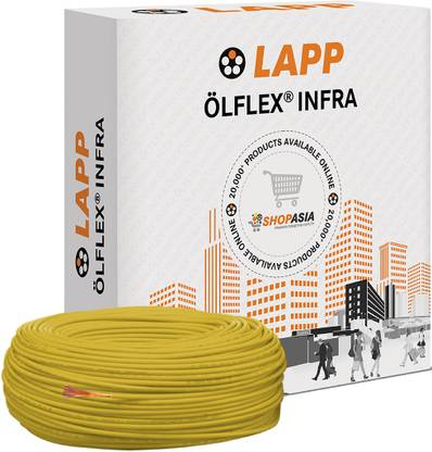 LAPP OLFLEX INFRA FR-LSH PVC 2.5 sq/mm Yellow 90 m Wire