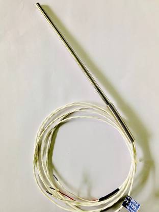 JAIN AUTOMATION RTD PT-100 TEFLON TEFLON THERMOCOUPLE 5METER Temperature Sensor and Controller Electronic Hobby Kit