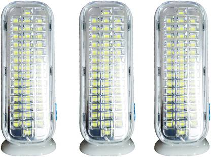 Banyan DTC-024 44SMD L5818 ONLT Fast Rechargeable Emergency light (PACK OF 3) 15 hrs Lantern Emergency Light