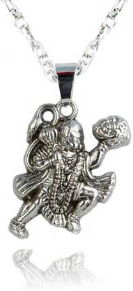 रेवियर लाइफस्टाइल Hanuman ji silver pendant for gaining blessings of hanuman ji सिल्वर लॉकेट