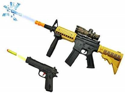 VS Store Assault Rifle M416 Model, 4X Design Scope, Toy Knife, Water and Soft Foam Guns & Darts