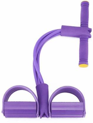 Techtest Leg Puller Exerciser Foot Pedal Puller Elastic Sit Up Pull Rope with Foot Pedal Ab Exerciser