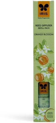 IRIS ORANGE BLOSSOM Diffuser Set Orange Blossom Fragrance Reed Diffuser Refill Pack