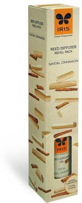 IRIS SANDAL Diffuser Set Sandal Cinnamon Fragrance Reed Diffuser Refill Pack