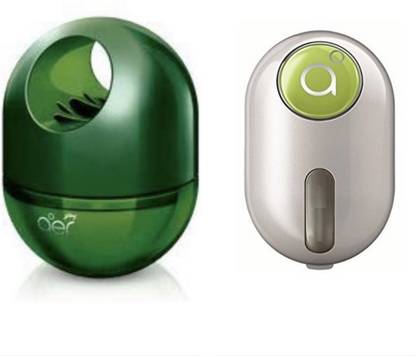 Godrej Aer Twist Fresh Forest Drizzle & Click Fresh Lush Green Air Freshener Diffuser, Refill Aer Twist & Aer Click