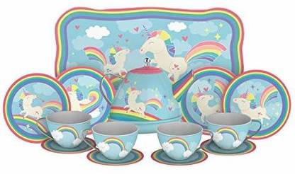 Schylling Unicorn Tin Tea Set