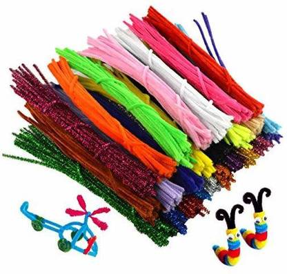 Pistha 750Pcs Craft Pipe Cleaners 6Mmx12Inch Reusable Chenille Wire Stem Craft Bendable