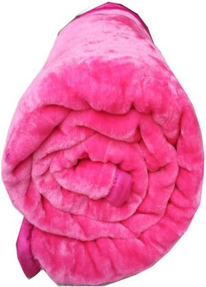 DEHATI STORE Solid Double Mink Blanket for  Heavy Winter
