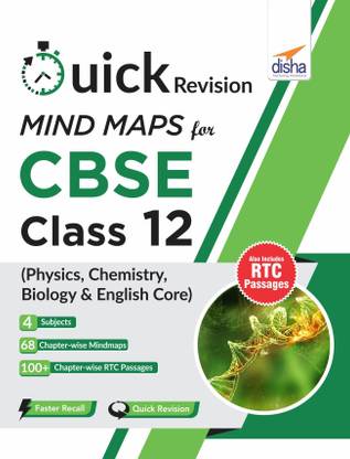 Quick Revision MINDMAPS for CBSE Class 12 Physics Chemistry Biology & English Core