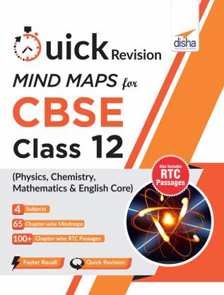 Quick Revision MINDMAPS for CBSE Class 12 Physics Chemistry Mathematics & English Core