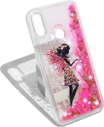 INSTYLE Back Cover for Realme 3 Glitter Case Liquid Case Water Case